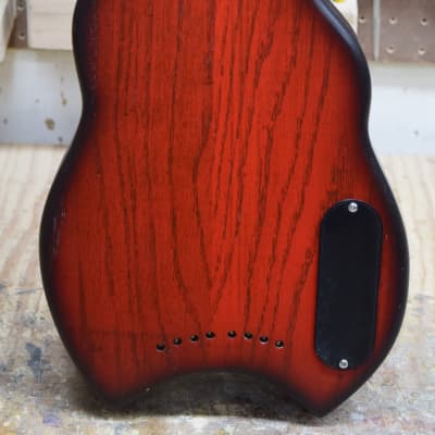 Left Handed - 8-String - Cherry Red Burst - Lap Steel Guitar - Satin Relic Finish - USA Made - C13th Tuning image 11