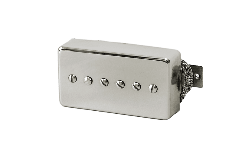 Lindy Fralin P-90 in humbucker cover Nickel -5% neck position