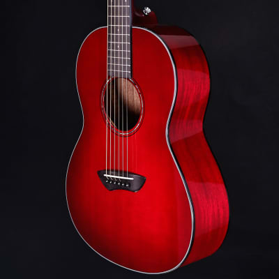 Yamaha CSF1M Parlor Acoustic-Electric Guitar, Crimson Red Burst 3lbs 5.7oz image 4