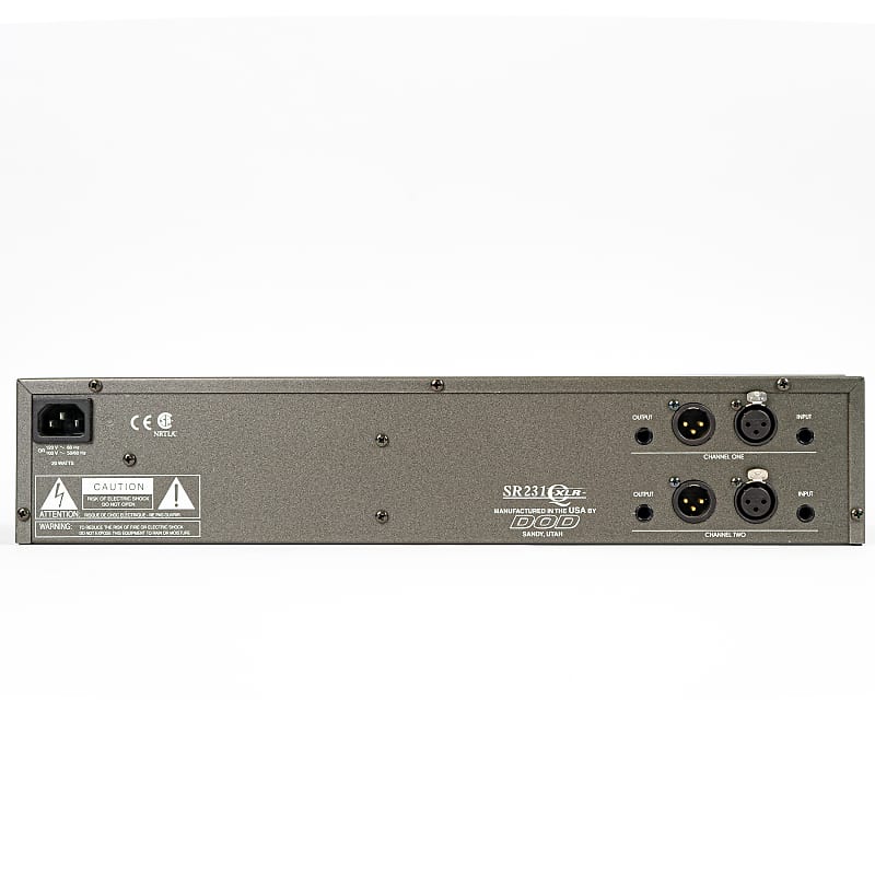 DOD SR231QX 2 Channel 31-Band Graphic Equalizer w/ Balanced XLR & 1/4  Connectors