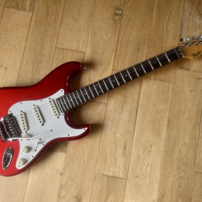 Fender  MIJ Stratocaster Contemporary w Kahler  1988 Candy Apple Red image 1