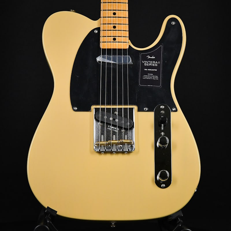 Fender Vintera II 50s Nocaster Maple Fingerboard Blackguard Blonde 2023  (MX23083319)