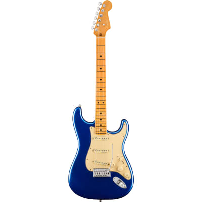Fender American Ultra Stratocaster Maple Fingerboard Cobra Blue for sale