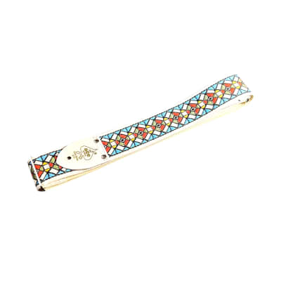 DAndrea ACE 3 2-Inch Polyester Guitar Strap - Stained Glass image 4