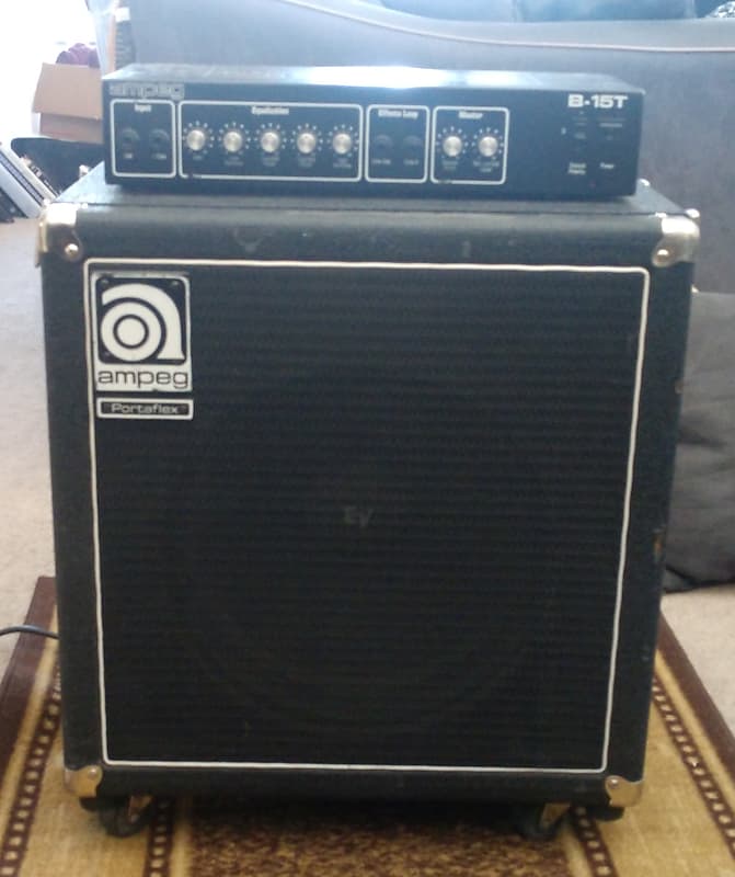 Ampeg B-15T Portaflex Bass Amp - Flip-Top - Solid State - | Reverb