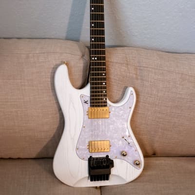 Kiesel HD6X Headless Delos - White Raw Tone | Reverb