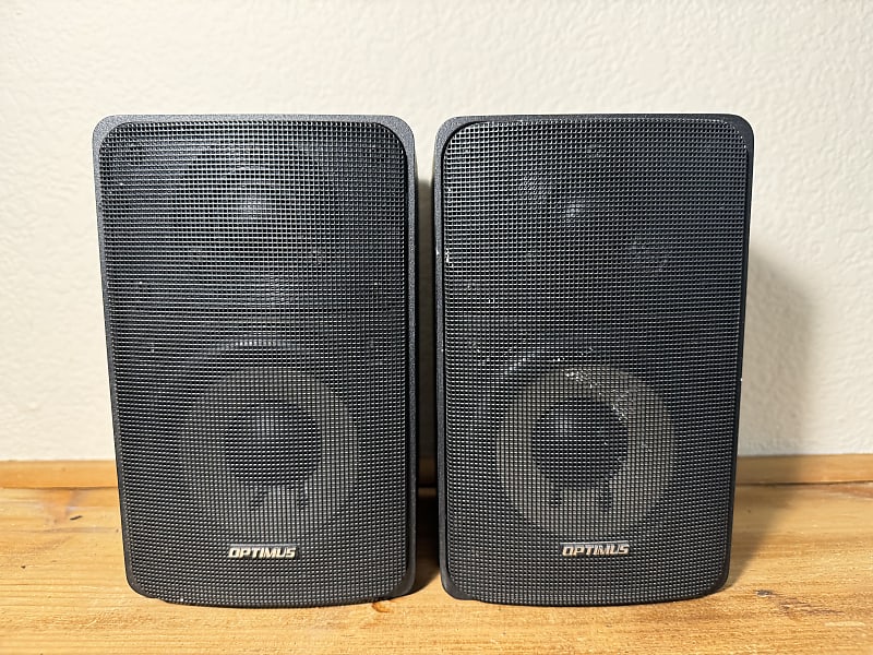 Optimus Pro 7 Mini Bookshelf Speakers (402066) Home Audio Reverb