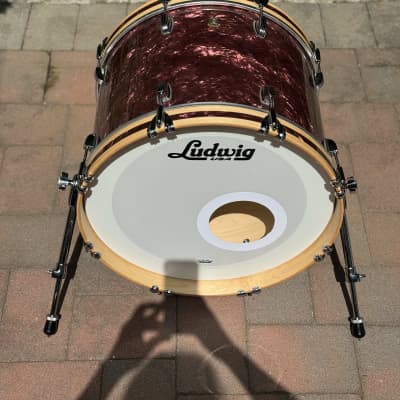 Ludwig 90th Anniversary Limited Edition Classic Maple FAB in Vintage Black  Oyster Pearl | Reverb