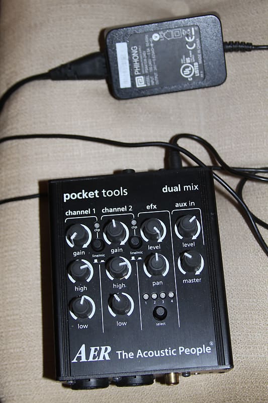 AER pocket tools dual mix ジャンク AER pocket tools Dual mix 2 アコースティックギタープリアンプ