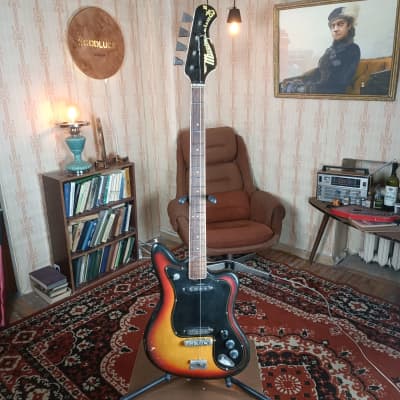 Musima De Luxe 25v Vintage Bass Guitar Jazz Master Jaguar Rare Ddr Gdr Ussr for sale