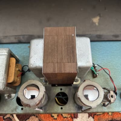 Vintage 1960s Carlsbro CS40-60 EL34 Valve Guitar Amplifier Head w/ Lay Down TFs image 15