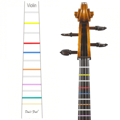 DON'T FRET DFVIOLIN14 Finger Position Indicator for 1/4 Size violin image 1