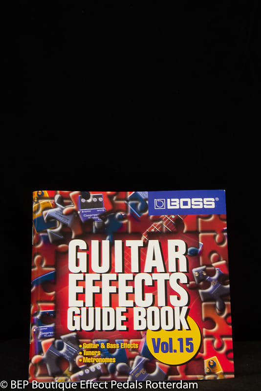 Boss Guitar Effects Guide Book Vol. 15 1999 Reverb