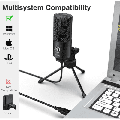 USB Condenser Recording Microphone for Vocals, Voice Overs, Streaming, YouTube - FREE Shipping image 2