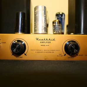 Heathkit GOLD A-9C 6l6G Mono Audio Amplifier Matched pair image 6