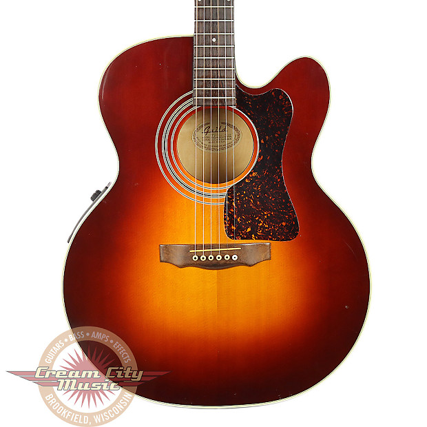ギター GUILD J-30 AB ANTIQUE SUNBURST 1996 Guild JF30-AB Jumbo Acoustic Guitar Sunburst Finish