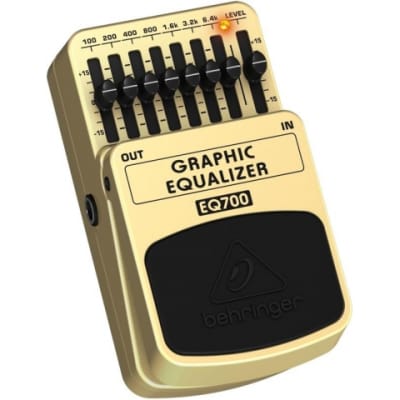 Behringer Graphic Equalizer Eq700 Equalizzatore Grafico 7 Bande Effetto Pedale Chitarra for sale
