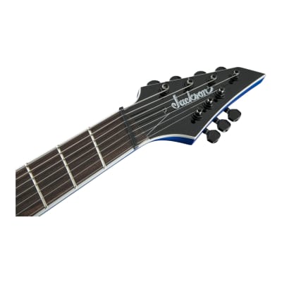 Jackson X Series Soloist Arch Top SLAT7 MS 7-String Electric Guitar with Laurel Fingerboard (Right-Handed, Metallic Blue) image 6