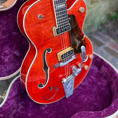 Gretsch Custom Shop 1955 Reissue G Brand Chet Atkins 6120 Aged 2020 - Orange Stain image 4