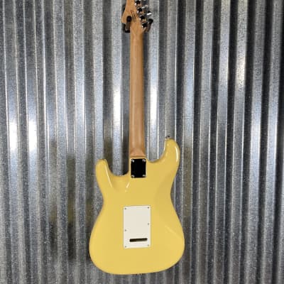 Musi Capricorn Classic HSS Stratocaster Yellow Guitar #0116 Used image 10