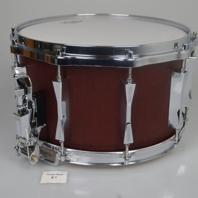Sonor Phonic Plus D518x MR snare drum 14" x 8", Red Mahogany from 1989 image 12