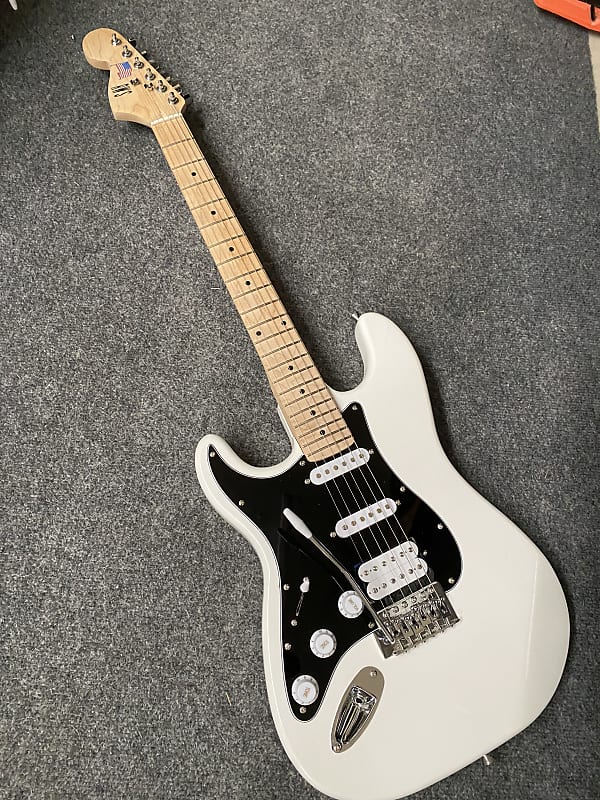 RW'S Costom Guitars Strat style Super Strat  2020 white image 1