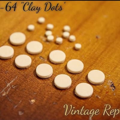 1959-1964 "Clay Dots" Pre-Cbs Reproduction Inlay Dots image 1