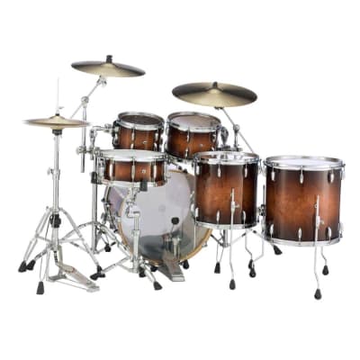 Pearl Session Studio Select Series 5pc Drum Set w/22 Bass Gloss Barnwood Brown- STS925XSP/C314 image 2