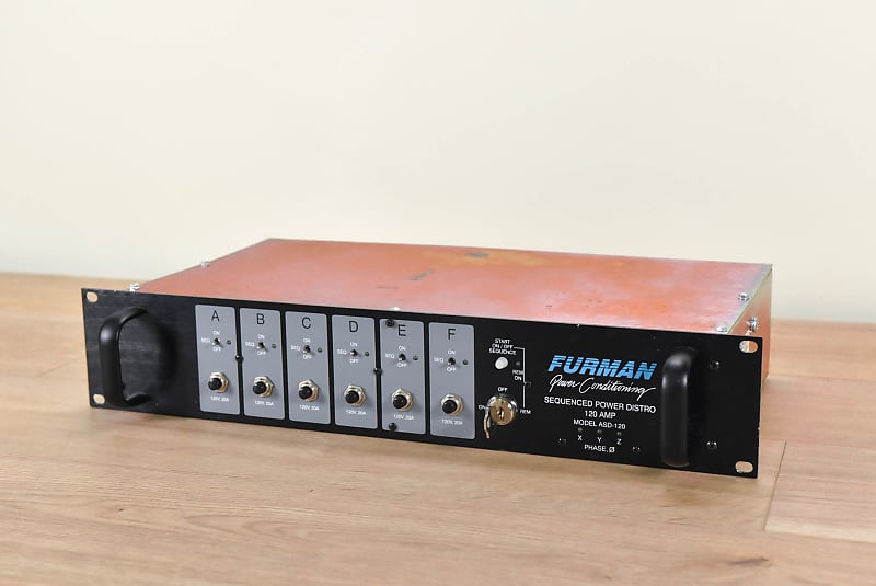 Furman ASD120 6CH Sequencing Power Distributor AsIs Reverb