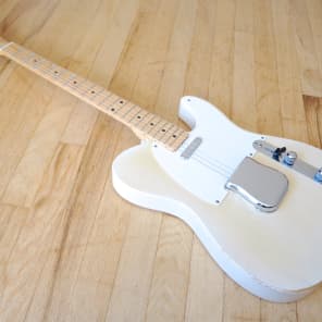 1956 Fender Telecaster Vintage Guitar Blonde One Owner 100% Stock w/ Tweed Champ image 8