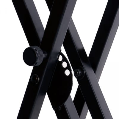 On-Stage Stands Double-X Keyboard Stand with Bolted Construction image 4