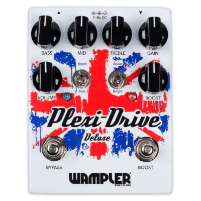 Wampler Plexi Drive Deluxe Overdrive 'Amp In A Box' Guitar Pedal image 1