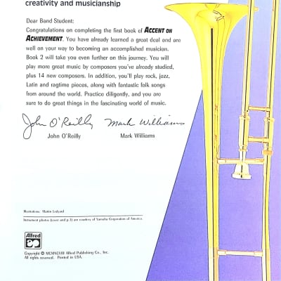 Alfred's Accent on Achievement Trombone Book 2 (w/ CD) image 2