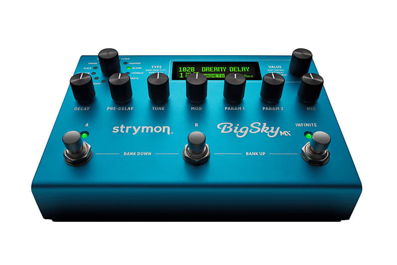Strymon BigSky Reverberator - Multi-reverb effect pedal