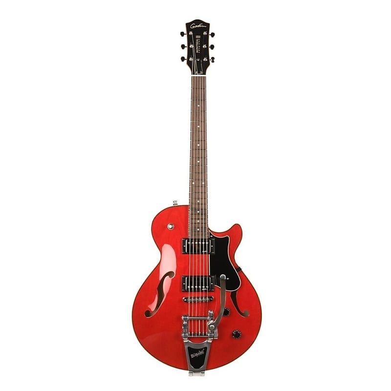 Godin Guitars Montreal Premiere Trans Red High-Gloss With Bigsby 036646 image 1