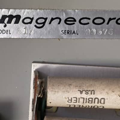 1950's Magnecord 816 Reel to Reel Tape Recorder in 814-O Custom Cabinet image 7