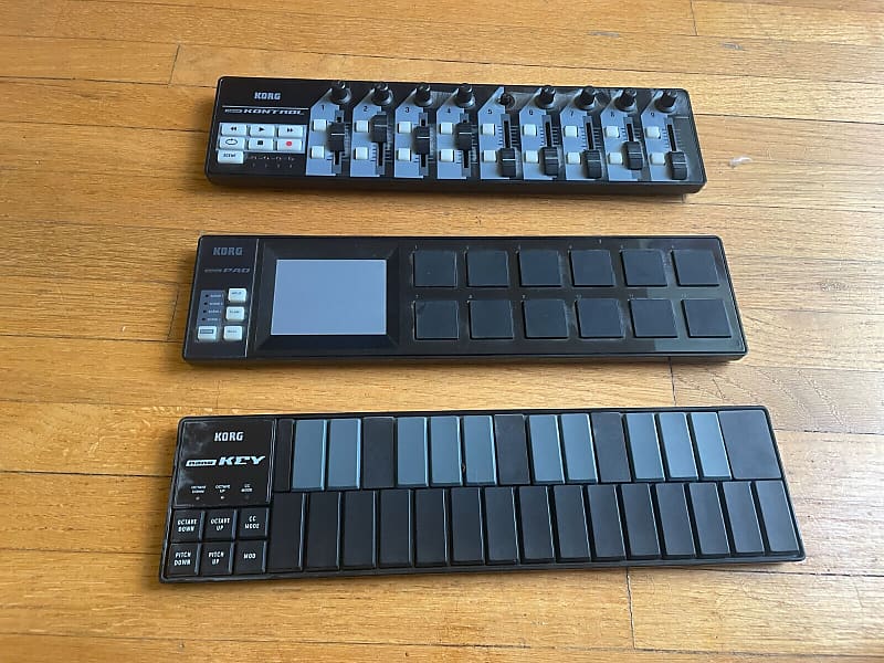 KORG nano key MIDI controller + NANO PAD + korg nano kontol