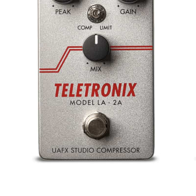 Universal Audio Teletronix LA-2A Studio Compressor pedal 2023 - Silver. New! image 2