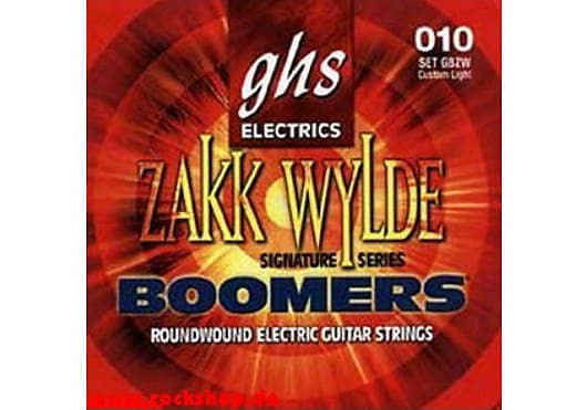 Jeu de Cordes électrique GHS Boomers Heavy Weight Zakk Wylde 10-60 image 1