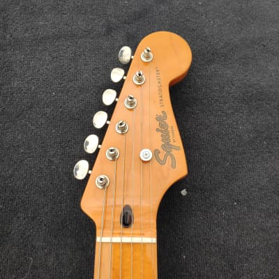 Squier Classic Vibe '50s Stratocaster with Maple Fretboard White Blonde image 8