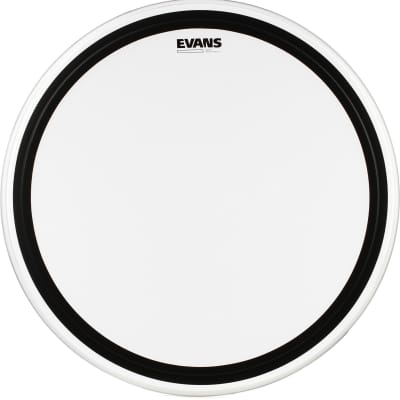 Evans EMAD Heavyweight Clear Bass Batter Head - 26 inch  Bundle with Evans EC2 Clear Drumhead - 18 inch image 2