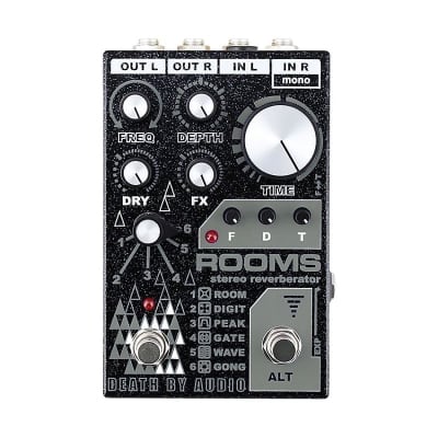 Death by Audio ROOMS Stereo, Multi Function Digital Reverb for sale