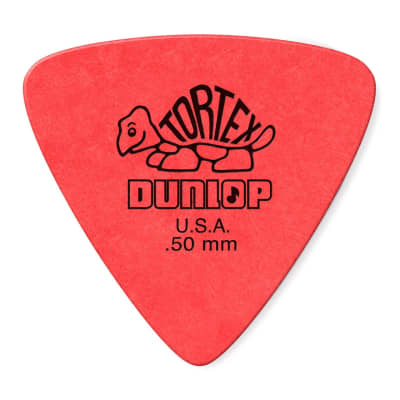 Dunlop 431R.50 Tortex® Triangle Guitar Pick -- 72 Picks Red image 3