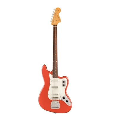 Fender Vintera II 60s Bass VI,  Fiesta Red Bass Guitar