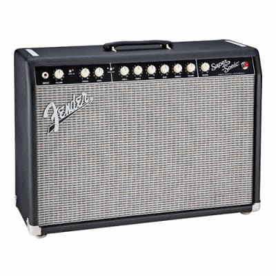 FENDER Super Sonic 22 Combo Tube Guitar Amp 22W Black w/4-Button Footswitch image 2