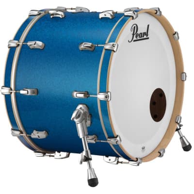 Pearl Music City Custom 20"x18" Reference Series Bass Drum w/o BB3 Mount SHADOW GREY SATIN MOIRE RF2018BX/C724 image 9