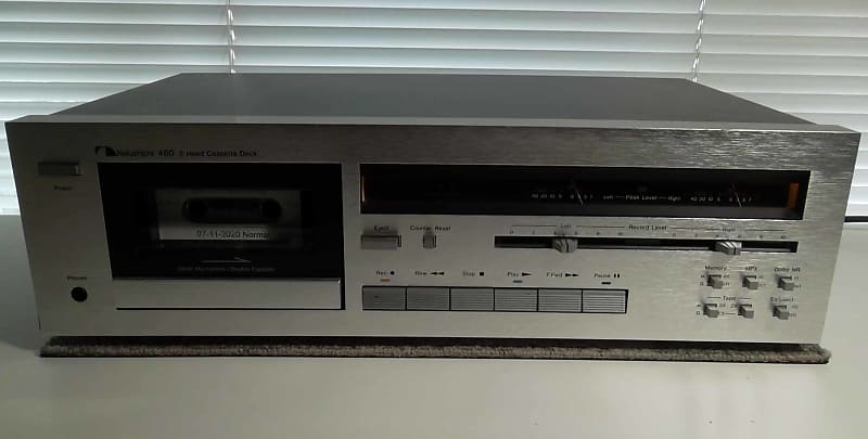 1982 Nakamichi 480 Silverface Stereo Cassette Deck New Belts & Serviced 07-2021 Excellent Condition image 1
