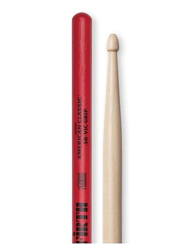 Vic Firth 5BB - Bacchette per batteria con punta in legno nere