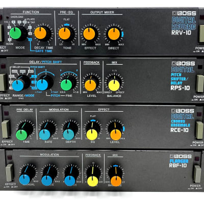 BOSS Micro Rack Effects Collection RRV-10, RPS-10, RCE-10, | Reverb