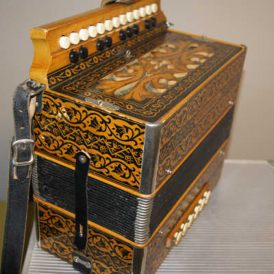 Vintage 1920s Venezia Chromatic Button Accordian | Reverb